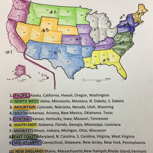 State Keychain: Colorado, Nebraska, Nevada, Utah, Wyoming, Mountain Region 3 of - Picture 7 of 10
